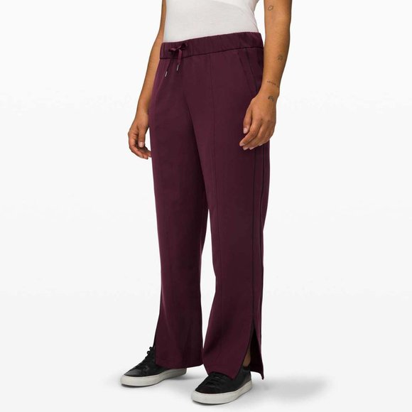 lululemon Dark Adobe On the Right Track Pant size 2
